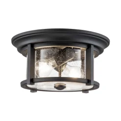 Merrill udendørs loftslampe i sort