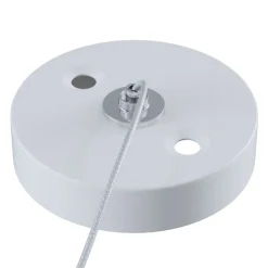 Metalophæng Skinne, 1-fase skinne, hvid