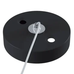 Metalophæng Skinne, 1-fase skinne, sort