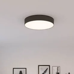 Mia loftslampe, sort, Ø 60 cm