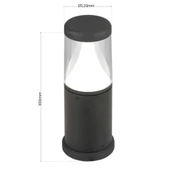 Midnight LED-sokkellampe, anti-UV-diffusor, IP65