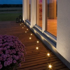 Mini-LED-nedgravningsspot, 6 stk., flad