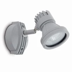 Mini-Project udendørs væglampe, grå, aluminium, GU10