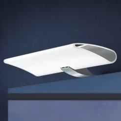 Miracle LED-spejllampe i krom, bredde 30 cm