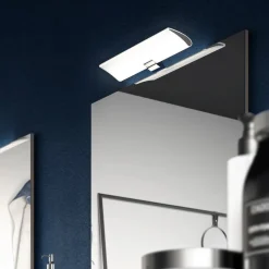 Miracle LED-spejllampe i krom, bredde 30 cm