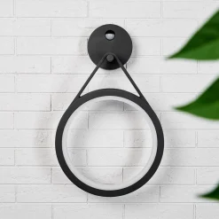 Mirco udendørs LED-væglampe med sensor, ringformet