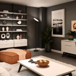 Müller Licht tint LED ceiling washlight Pavo, RGB, CCT, metal