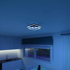 Müller Licht tint LED-loftlampe Cano, RGB, CCT, sort