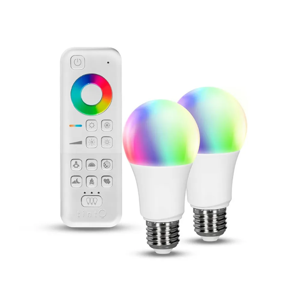 Müller Licht tint white+color Set 2xE27+styreenhed