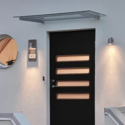 Modena 7655 husnummerlampe, sort