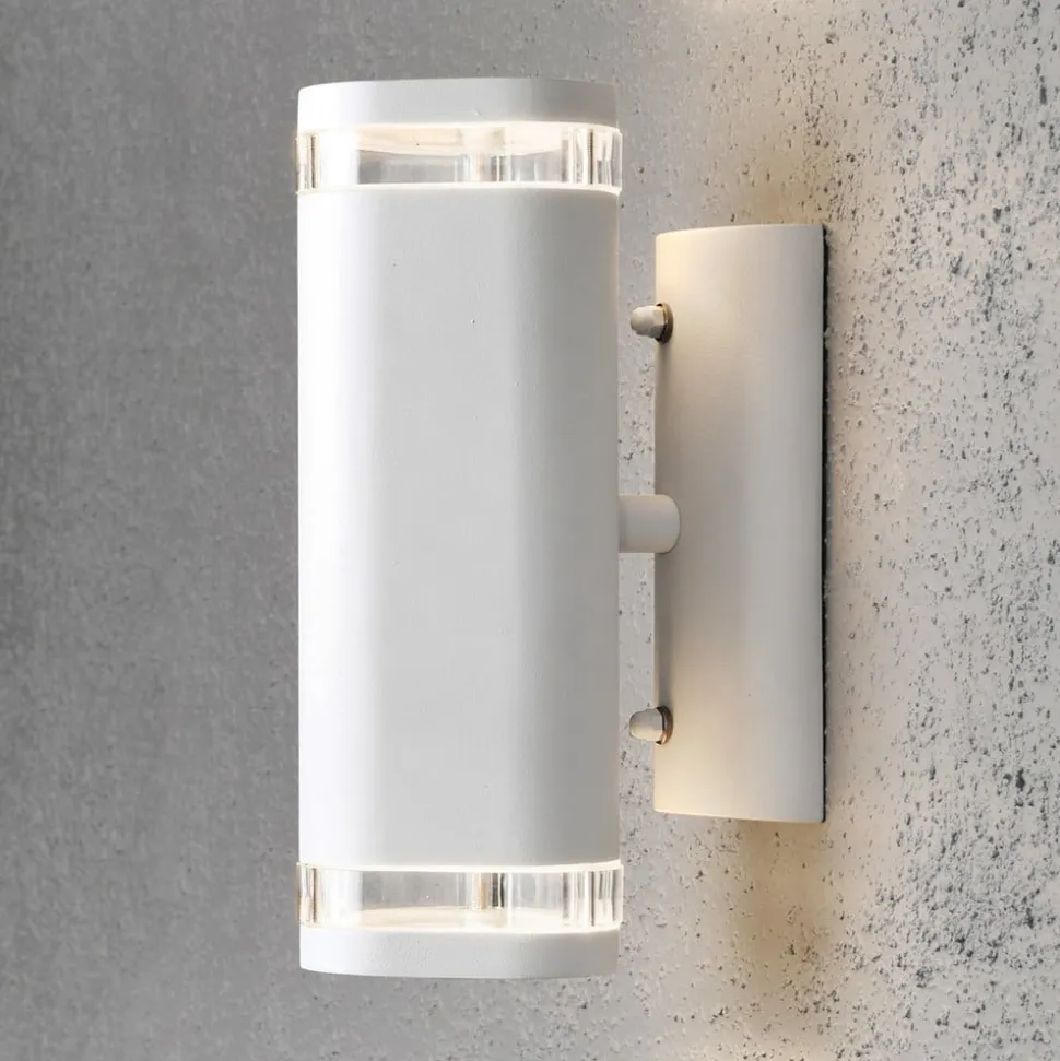 Modena udendørs væglampe, 2 lyskilder, hvid