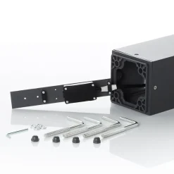 Moderne Onze gadelampe i mørkegrå