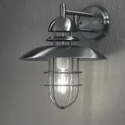 Moderne udendørs væglampe i stål SORRENTO