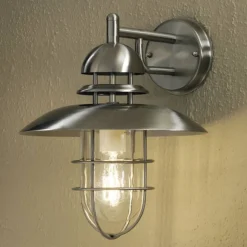 Moderne udendørs væglampe i stål SORRENTO