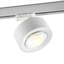 Molto Luce LED 3-faset skinnespot Mag, hvid, 827