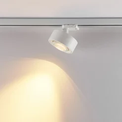 Molto Luce LED 3-faset skinnespot Mag, hvid, 827