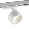 Molto Luce LED 3-faset skinnespot Magis, hvid, 830