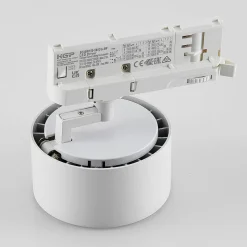 Molto Luce LED 3-faset skinnespot Magis, hvid, 830