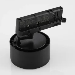 Molto Luce LED 3-faset skinnespot Magis, sort, 830