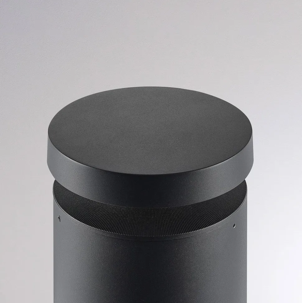 Molto Luce LED-sokkellampe Mona, Ø 18 cm, aluminium, højde 85 cm