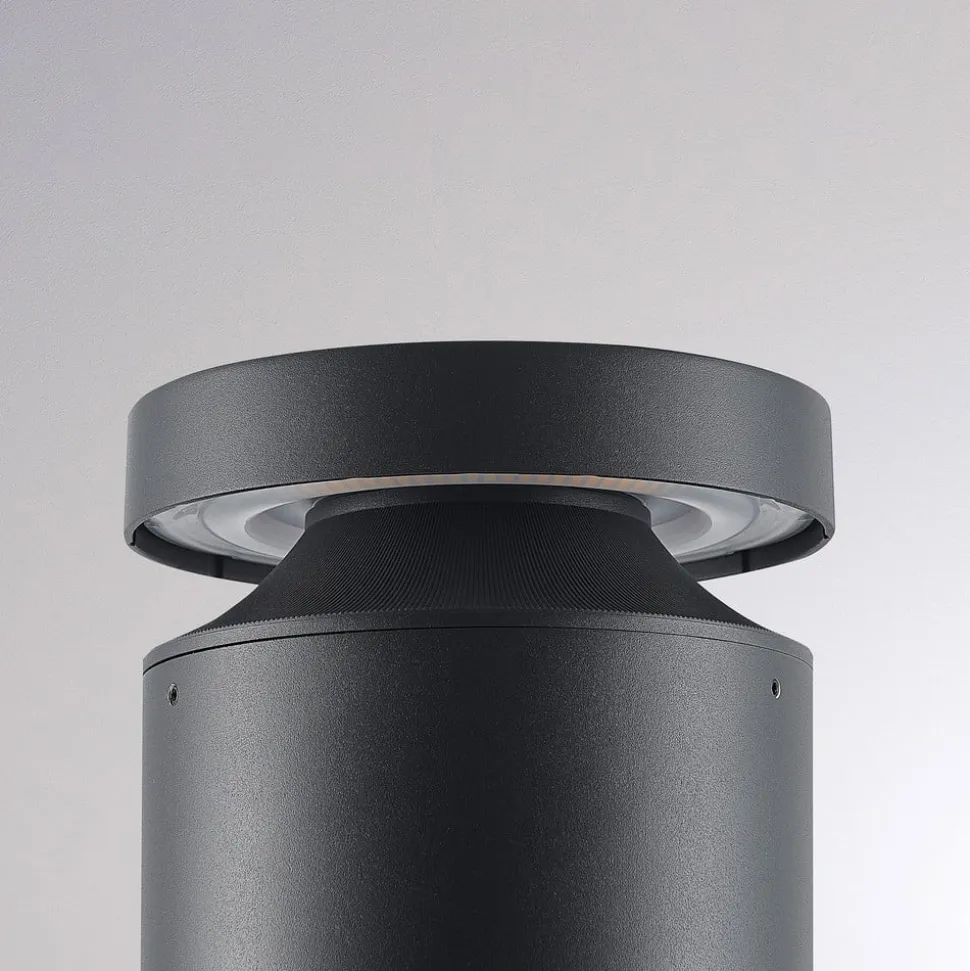 Molto Luce LED-sokkellampe Mona, Ø 18 cm, aluminium, højde 85 cm