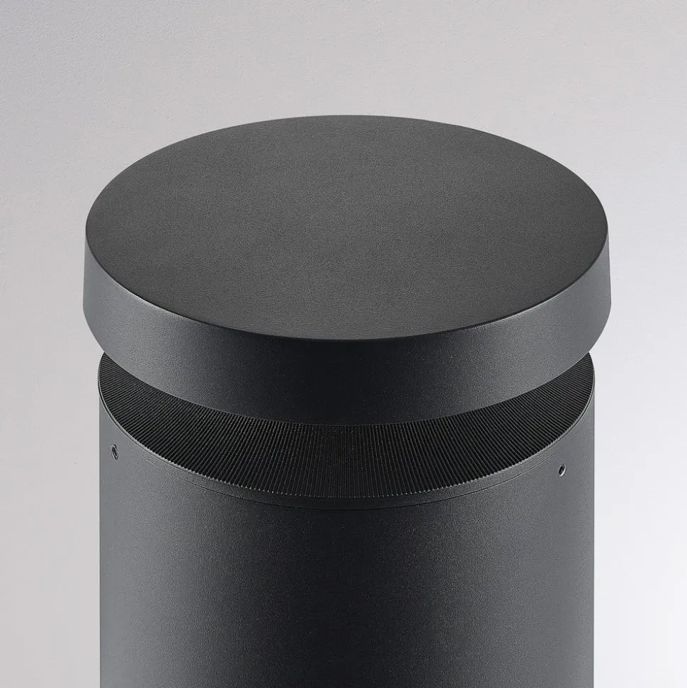 Molto Luce LED-sokkellampe Mona, Ø 18 cm, aluminium, højde 45 cm