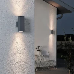 Monza udendørs spot, antracit, 2 lyskilde