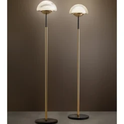 Moon gulvlampe af Muranoglas, alabaster