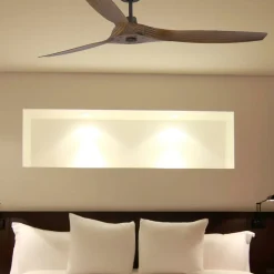 Morea L, DC loftventilator, 3 blade, mørkebrun