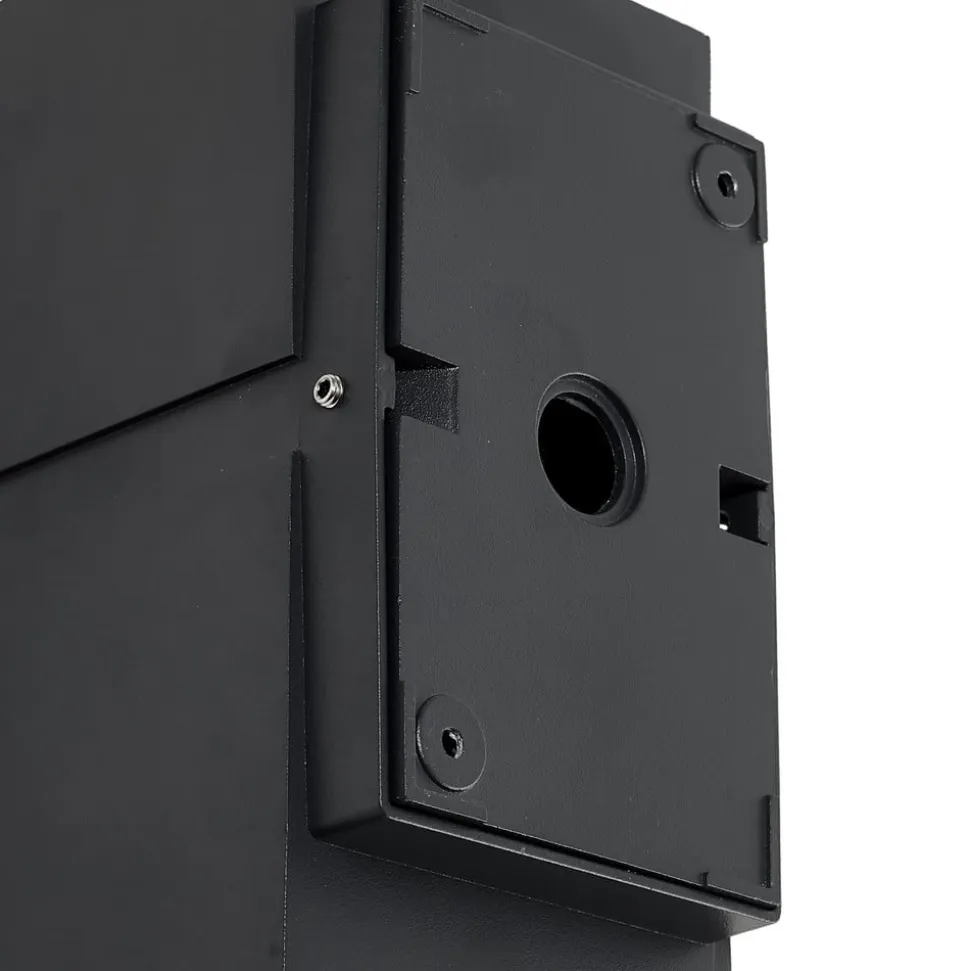 Mørkegrå LED udendørs væglampe Gabriela, 2-lys.