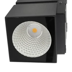 Mørkegrå LED udendørs væglampe Gabriela, 2-lys.