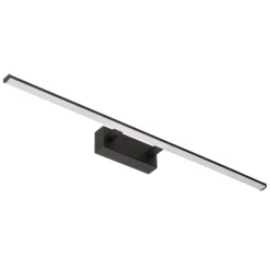 Nala LED-væglampe, sort, bredde 75 cm