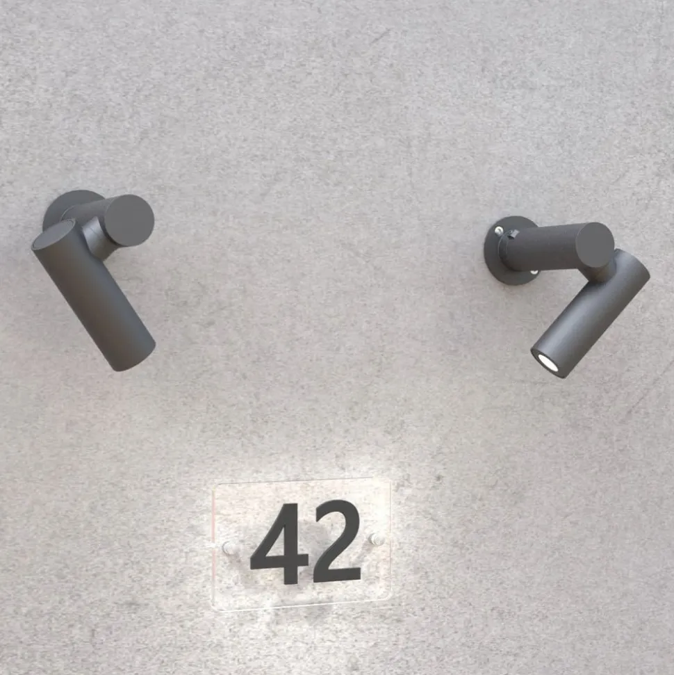 Narea LED-sokkellampe, justerbar, 14 cm