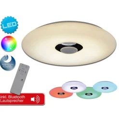 Nashville - LED-loftlampe, RGBW med højttaler