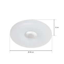 Nashville - LED-loftlampe, RGBW med højttaler