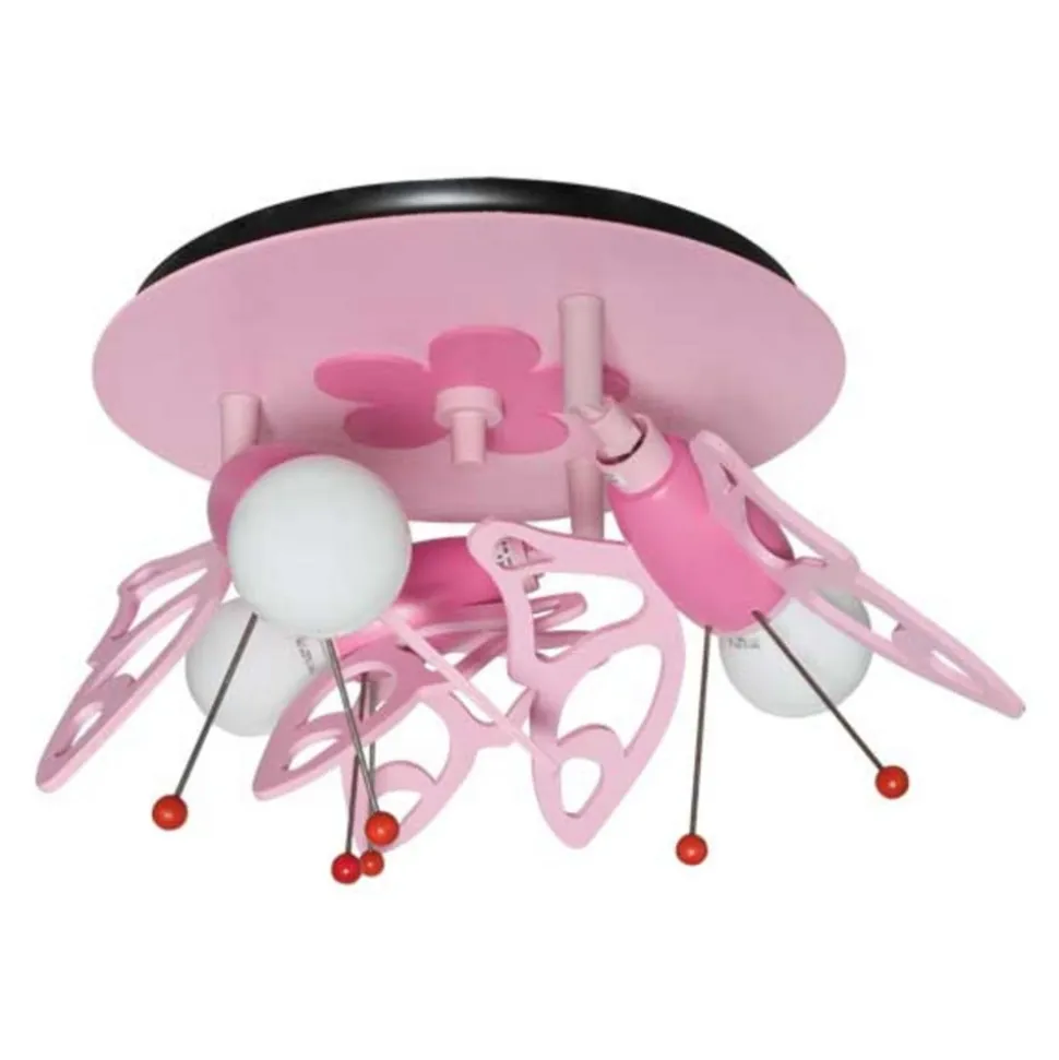 Natsværmer loftlampe til børneværelset 3 lyskilder