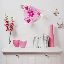 Natsværmer loftlampe til børneværelset 3 lyskilder