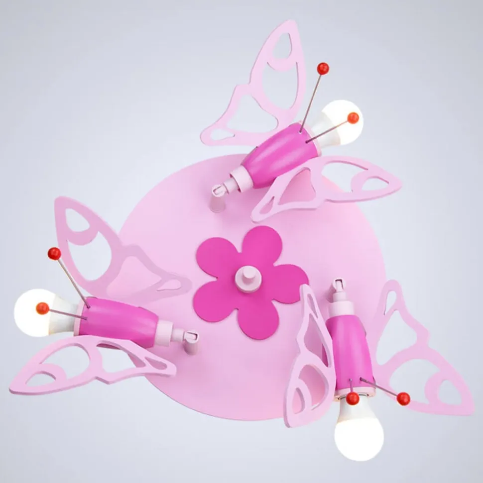 Natsværmer loftlampe til børneværelset 3 lyskilder