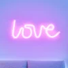 Neon Love LED-væglampe, USB