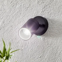 New Modena udendørs væglampe, GU10-spot, sort