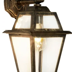 New Orleans udendørs væglampe, lygte nedad