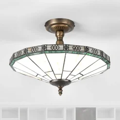 New York loftlampe i Tiffany-stil