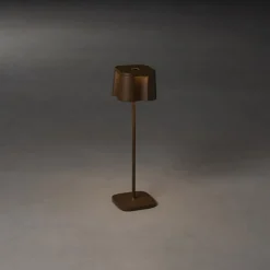 Nice LED-dekorationslampe, USB-ladeport, rust