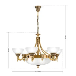 Nobel NOAM lysekrone 75 cm