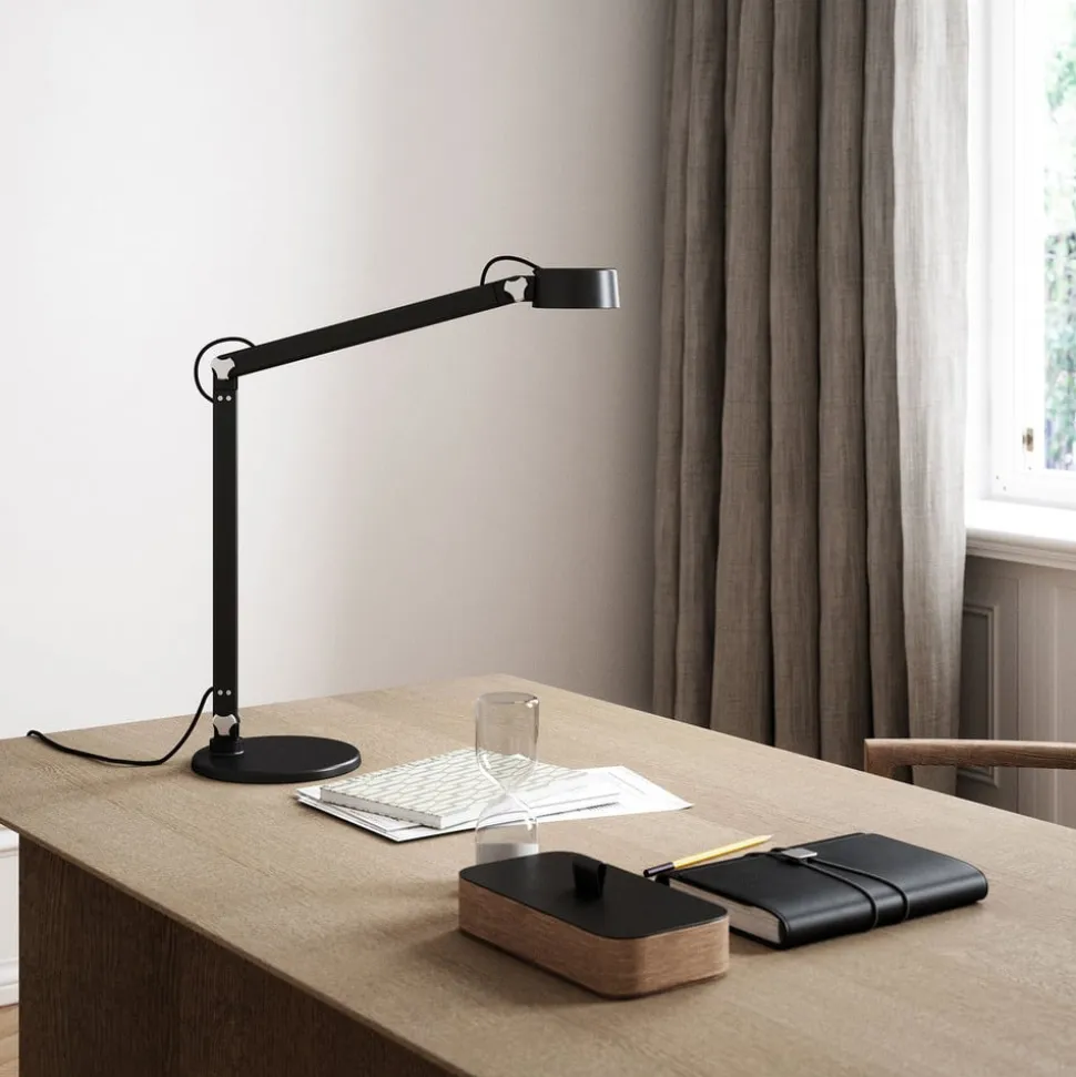 Nobu LED-bordlampe, sort