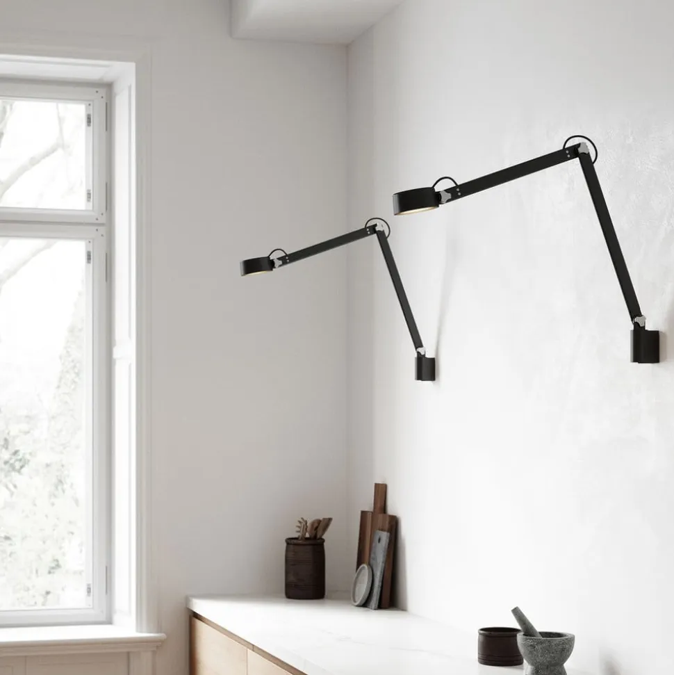 Nobu LED-bordlampe, sort