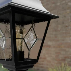 Norfolk sokkellampe, blyindfattet