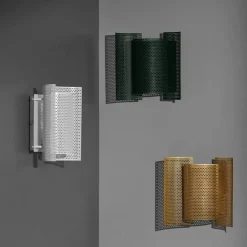 Northern Butterfly væglampe m. huller, hvid