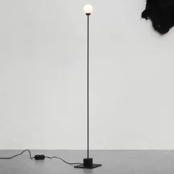 Northern gulvlampe Snowball, sort