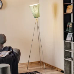 Northern Oslo Wood gulvlampe hvid/lyseblå